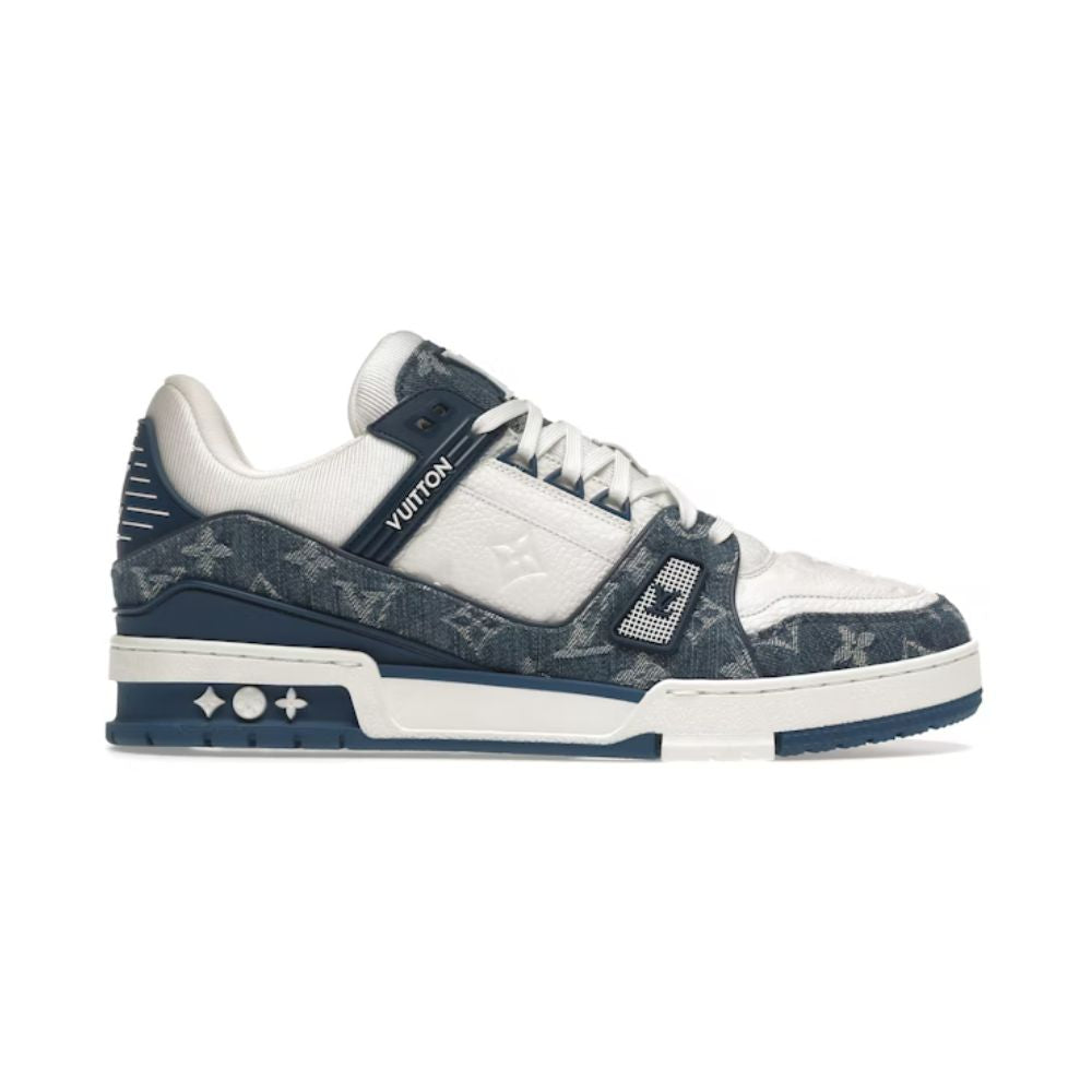 Louis Vuitton Trainer Blanco Azul