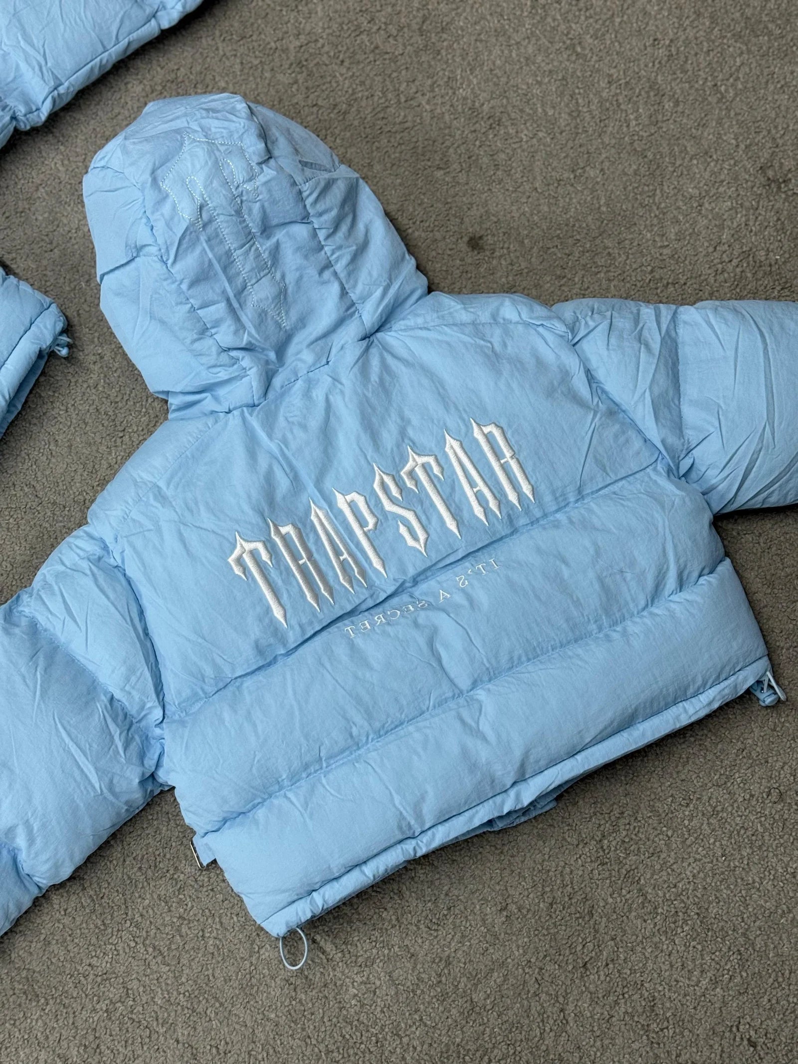 Chaqueta Trapstar Decoded 2.0 Azul Hielo