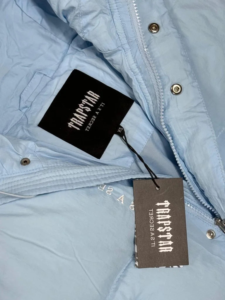 Chaqueta Trapstar Decoded 2.0 Azul Hielo