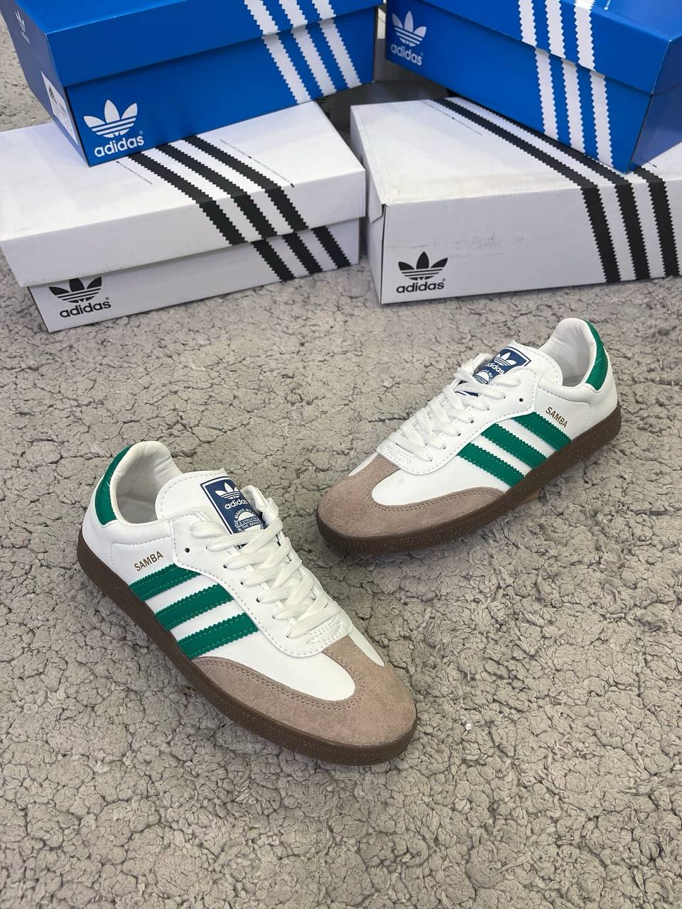 Adidas Samba Blanco Verde